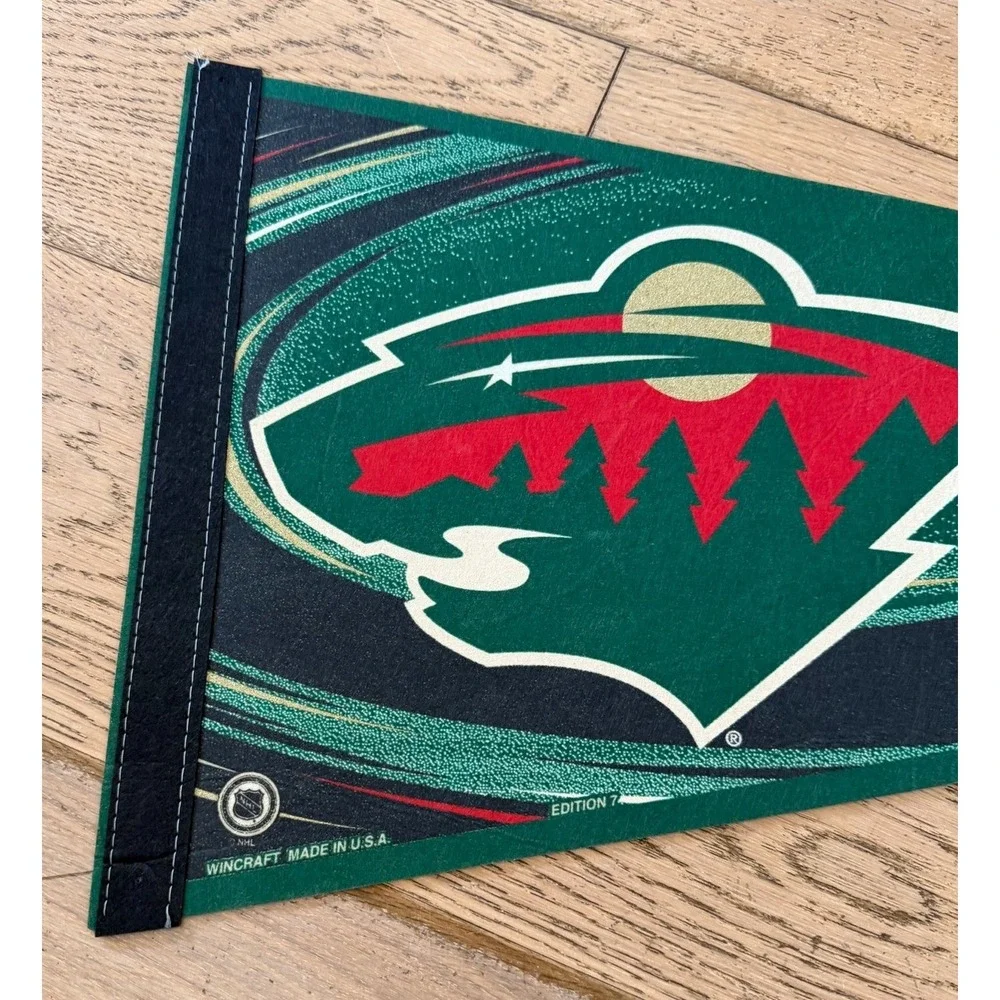 Minnesota Wild Hockey Pennant Flag Wincraft Sport Made‎ in USA